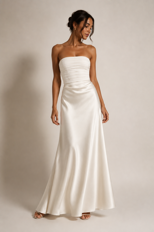 Maxi Satin Skirt